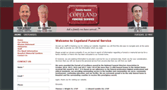 Desktop Screenshot of copelandfuneralservice.com